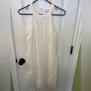 White XS Skies Are Blue dress